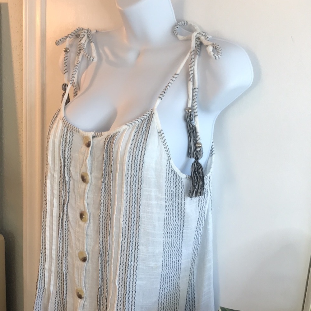Blue Island Sundress or Coverup Size Small - Picture 2 of 13